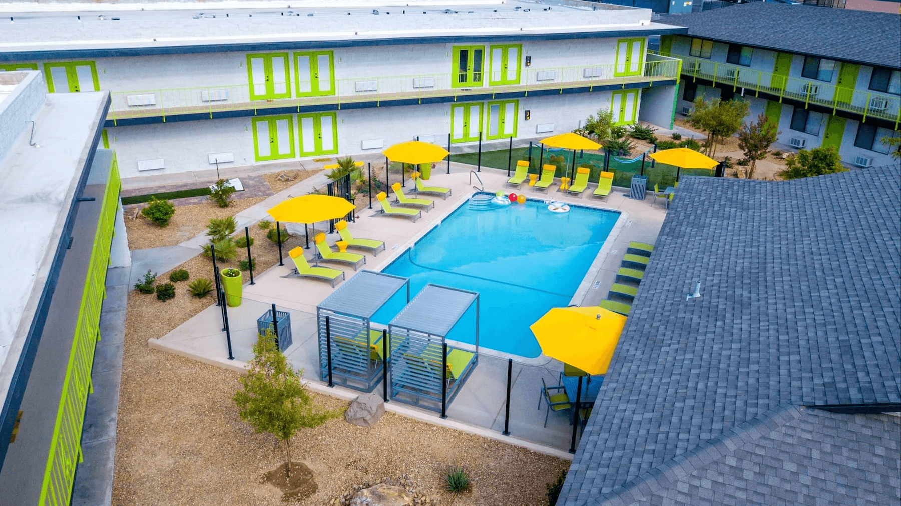 Resort-style pool at Fusion Las Vegas